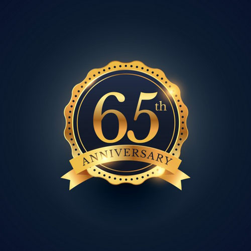 65th Anniversary logo