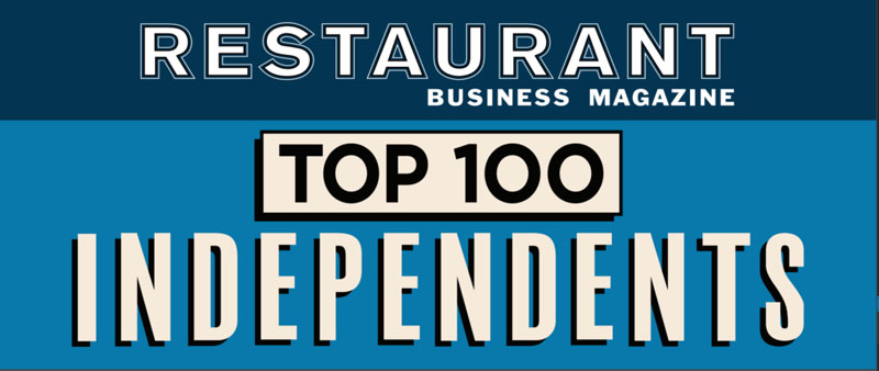 Restaurant Business Magazine Top 100 Independents
