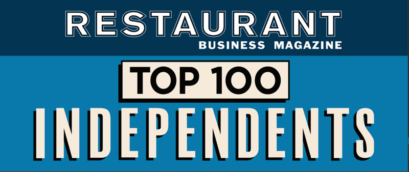 Restaurant Business Magazine Top 100 Independents